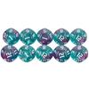 Polyhedral D12 Dice 10pcs 12 Sided Double Color with Glitter Dice for Role Playing GameD&D Boardgame Dice Set