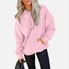 Women's Casual Pocket Hoodie Fashion Drawstring Pullover Top Sweatshirt
