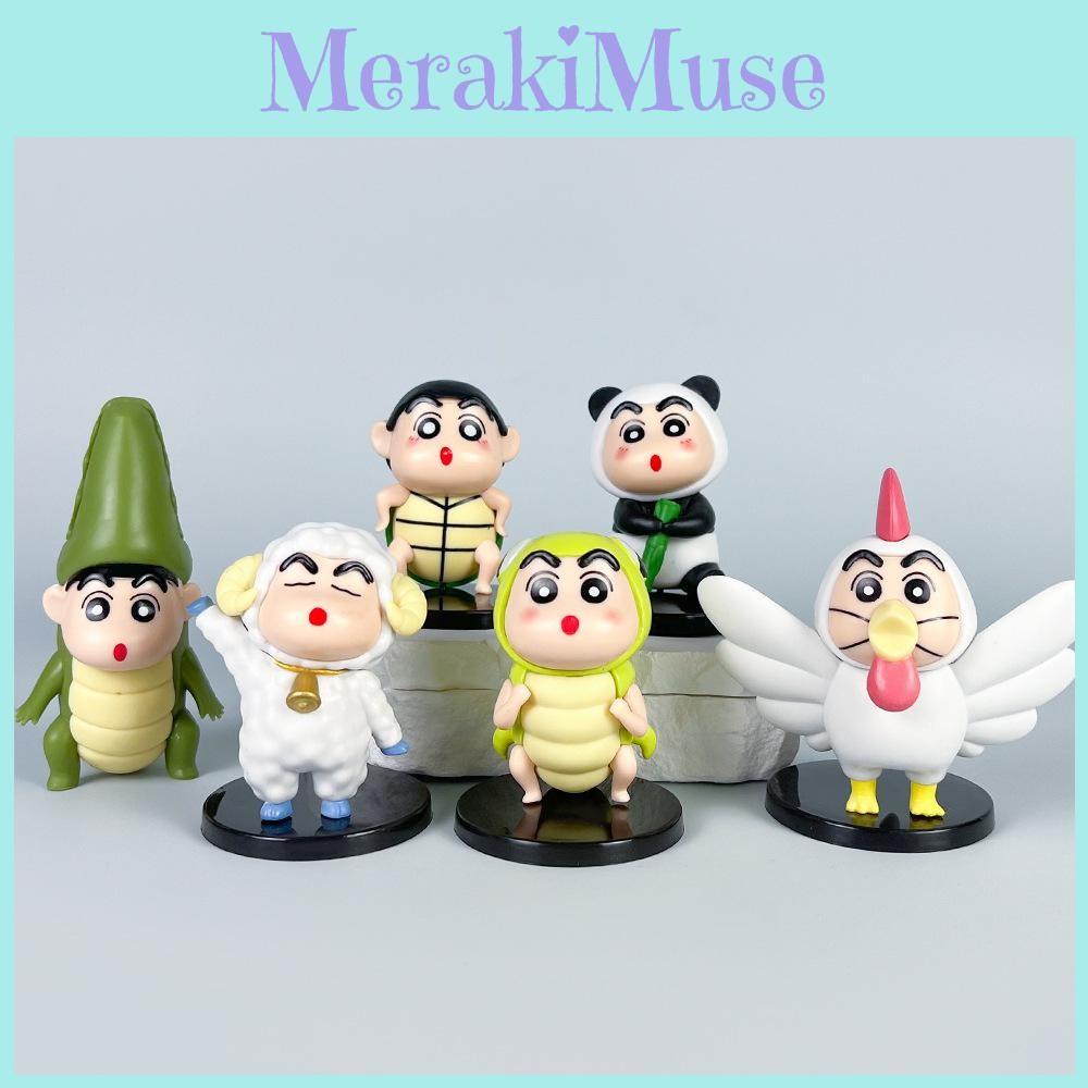 Crayon Shinchan Pvc Action Figures Model Toys Desktop Decoration Gifts Kids