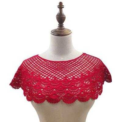 Lace Hollow Sunscreen Shawl Embroidered Sun Protection Shawl Bandana Foulard Bridal Neck Wrap Bikini Cover Evening Prom Cape