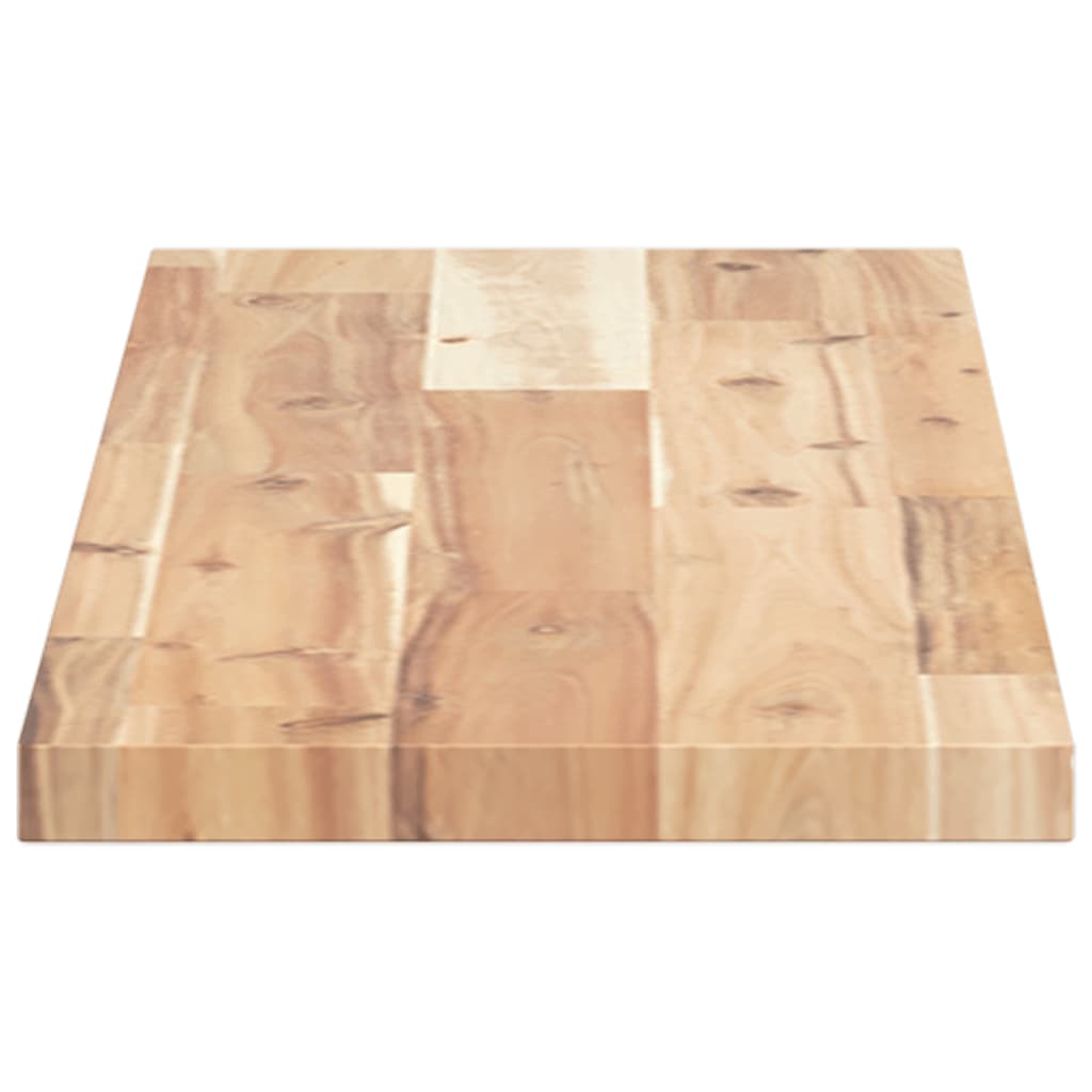 Vidaxl Półka Ścienna, 80X20X2 Cm, Surowe Lite Drewno Akacjowe