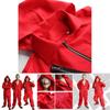 Salvador Dali Money Heist Cosplay Costume For Adults In Stylish Red Jumpsuit Design