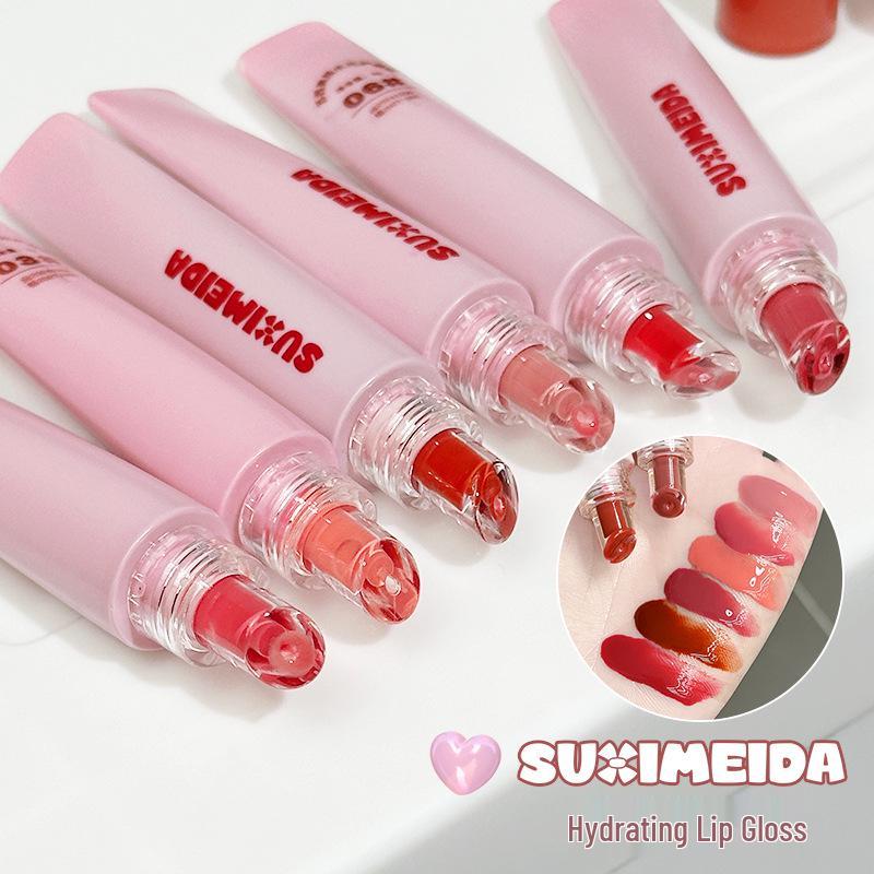 

Susie Media Lip Gloss: Hydrating Nude Glaze for Glossy, Plump Lips