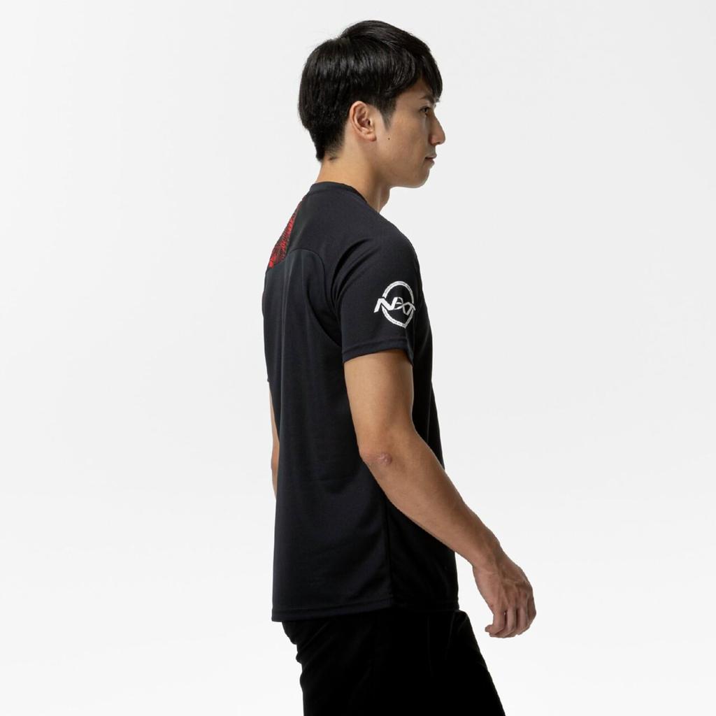 Trainings- und Größe S T-Shirt, schweißableitend, schnelltrocknend, antibakteriell, geruchsresistent, 32JAC210, Unisex, schwarz,