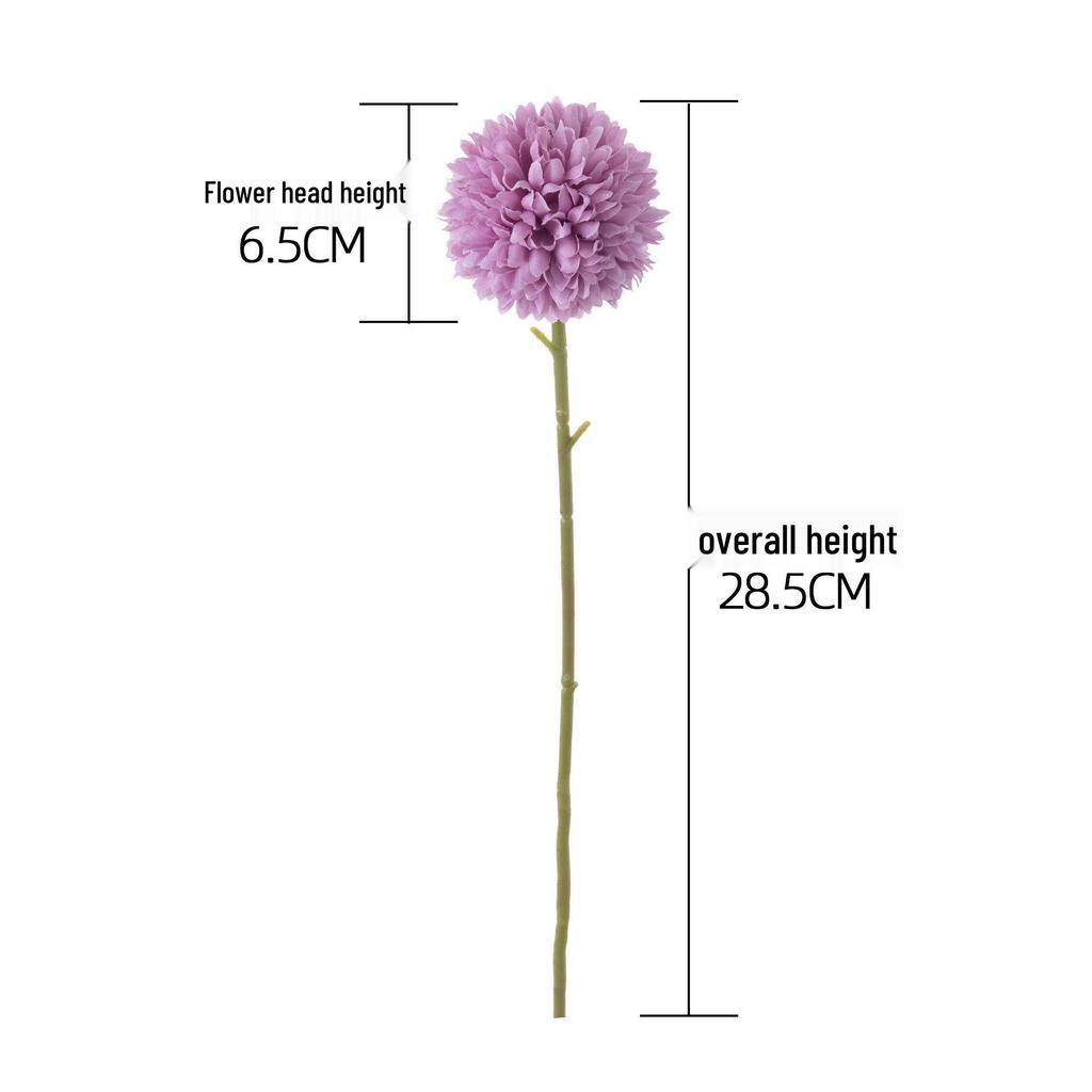 Dandelion Faux Flower Bouquet - INS Style Wedding Decoration Green Plants Handicraft