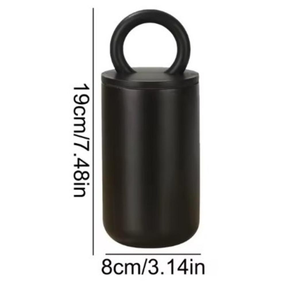 Kubek Termiczny Izolowany Próżniowo 500ml Prosty Styl Stal Nierdzewna 304 Kubek Termosowy Ręczny z Pierścieniem do Noszenia Butelka do Picia Outdoor