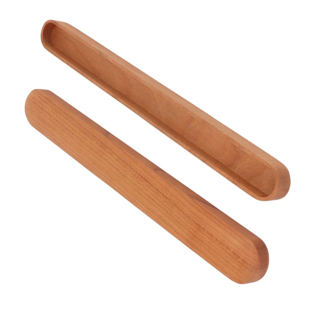 Portable Wooden Chopsticks Box Reusable Japanese Style Detachable Chopsticks Case Peach Wood for Home Outdoor Travel