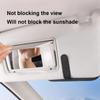CAER Car Sun Visor Glasses Holder Premium PU Leather Wear-Resistant Sunglasses Protective Box Auto Eyeglasses Storage Case Clip