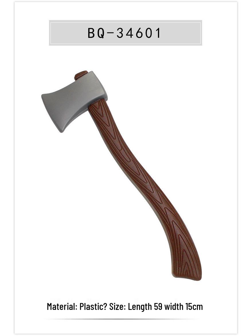 

Детский Хэллоуинский Пластиковый Топор Реквизит - Серебристая Имитация Игрушка для Фото и Костюма Regular