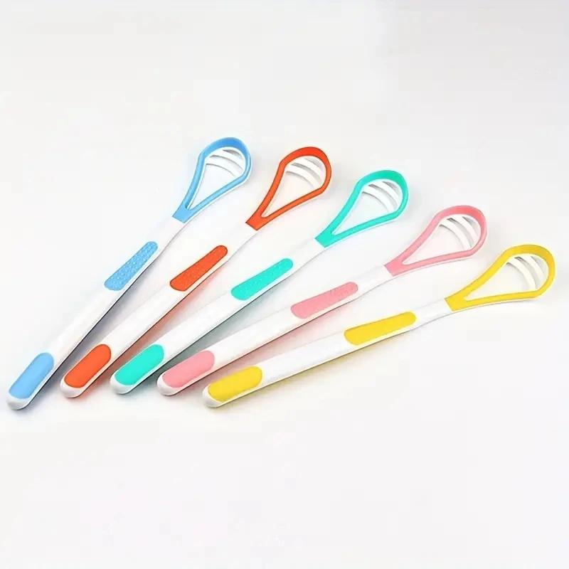 1Pc Tongue Scraper Brush for Oral Care Fresh Breath Tongue Cleaner Removes Bacteria Effectively