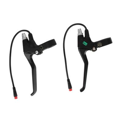 S866 Um Par Manete de Freio para Scooter Elétrica Liga de Alumínio Antiderrapante Manoplas de Freio para Scooter Elétrica para Substituição