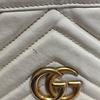 [Usato] Borsa a secchiello trapuntata GG Marmont con logo dorato, color block, coulisse e catena - Buono #CIIKN1