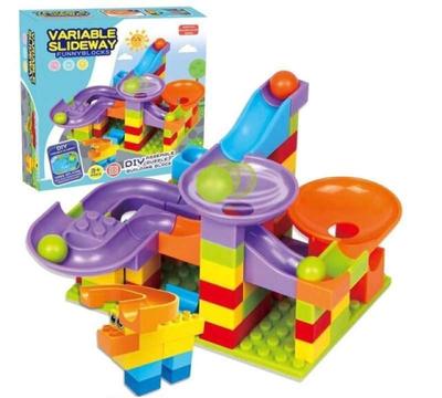 Variable Slideway Ball Track - 79 Pieces, DIY Kit