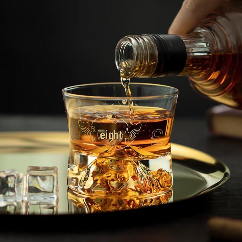 

Ge Bei Tang Eight-Directional Wealth Crystal Glass Tea Cup