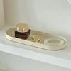 Plateau Ovale Nordique Plateau Empilable Plateaux de Rangement Décoratifs Plateau d'Exposition pour Desserts Fruits Bijoux Organisateur de Cuisine Accessoires de Photographie