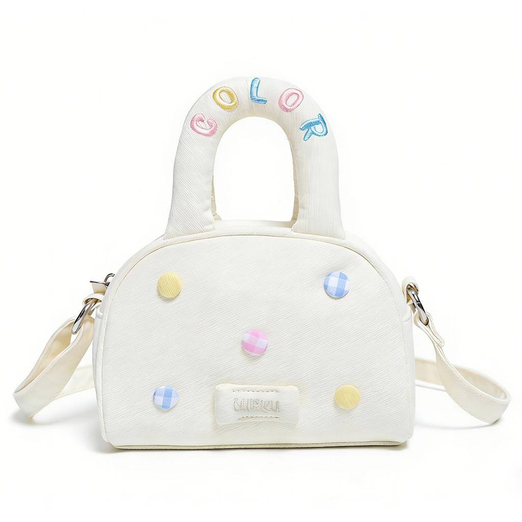 Handheld Small Bag - Exquisite Women's Casual Tote Bag with Shoulder Strap, Korean-style Checkered Bag
