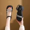 2025 New Women's Flat Sandals Thick Base Soft Bottom for Sports Beach Wear Comfortable Summer Shoes
