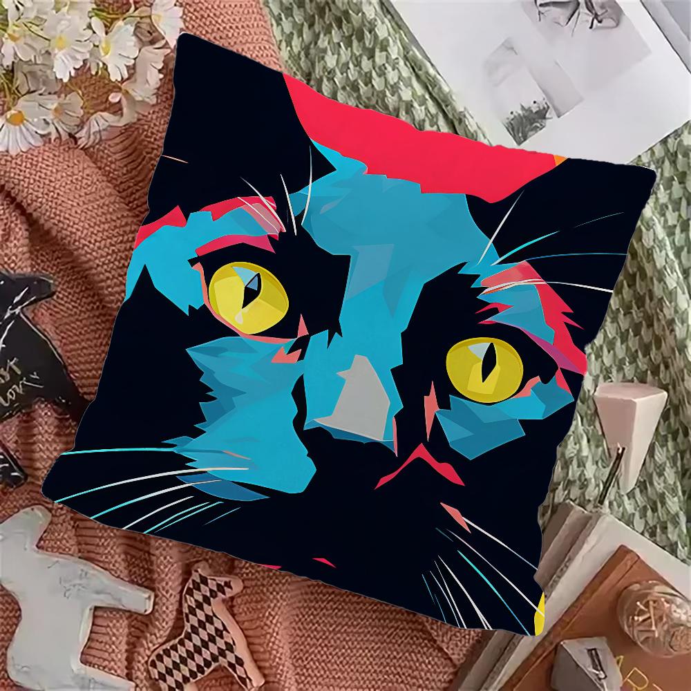 Cool Animal Wolf Tiger Pillow Case Pillowcase Home Sofa Cushions Car Cushions Pillowcover Office Pillowshell Pillow