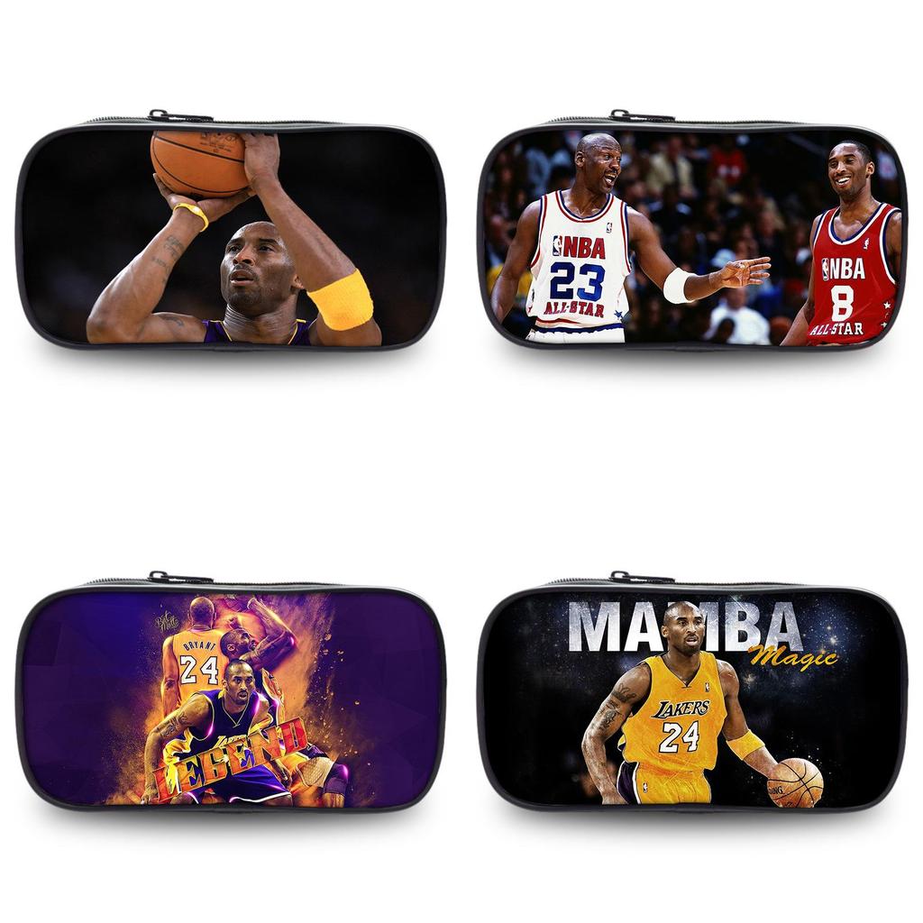 Kobe Bryant Sports Star Pen Case Large Capacity Stationery Organizer For Students