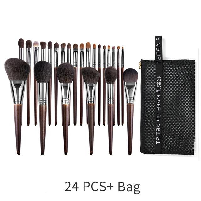 OVW Natural Makeup Brushes Set Eyeshadow Make Up Brush Goat Hair Kit for Makeup Nabor Kistey Blending  Pinceaux Maquillage