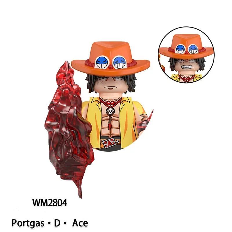 Siste versjon Byggeklosser Japan Anime Klosser Dukker Mini Action Leketøysfigurer Monteringsklosser Barnegaver