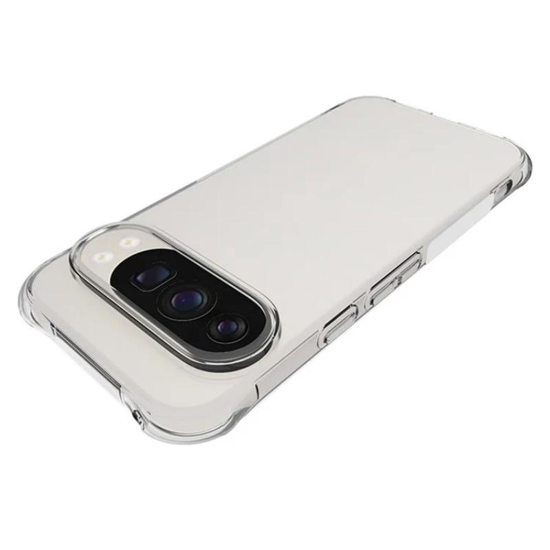 For Google Pixel 10 Pro/Pixel 10 Back Cover WANLONFENG TM Series 2.0mm Clear TPU Phone Case (Big Lens Hole)