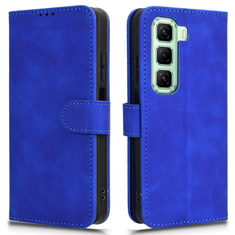 For Infinix Hot 50 5G Leather Case Skin-Feel Anti-Drop Wallet Flip Phone Cover