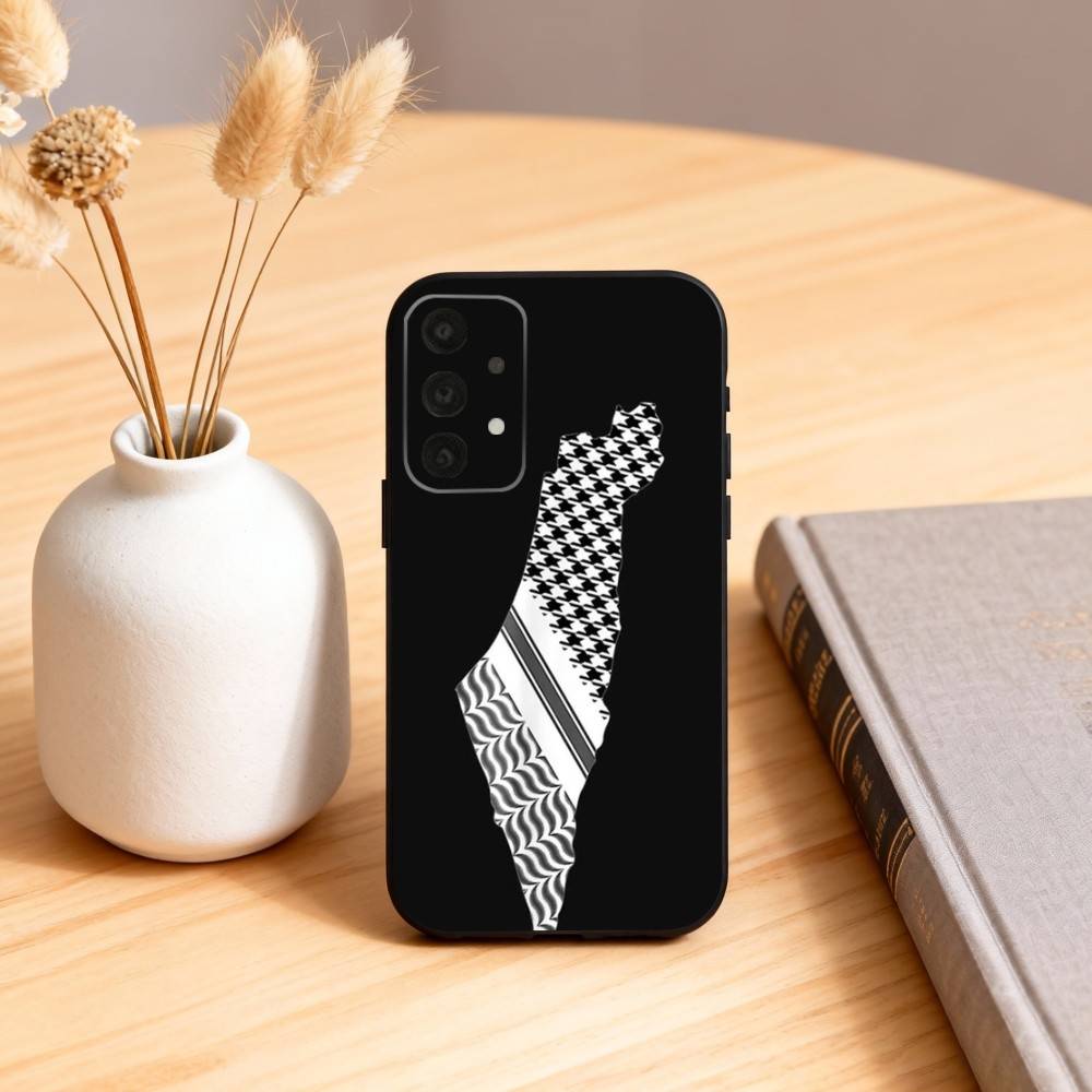 

Чехол для телефона Hattah Keffiye P-Palestine для Samsung S25,24,23,22,30,21,10,9,Ultra,Plus,Lite,FE,4,5 G Мягкий Черный Чехол Samsung S25