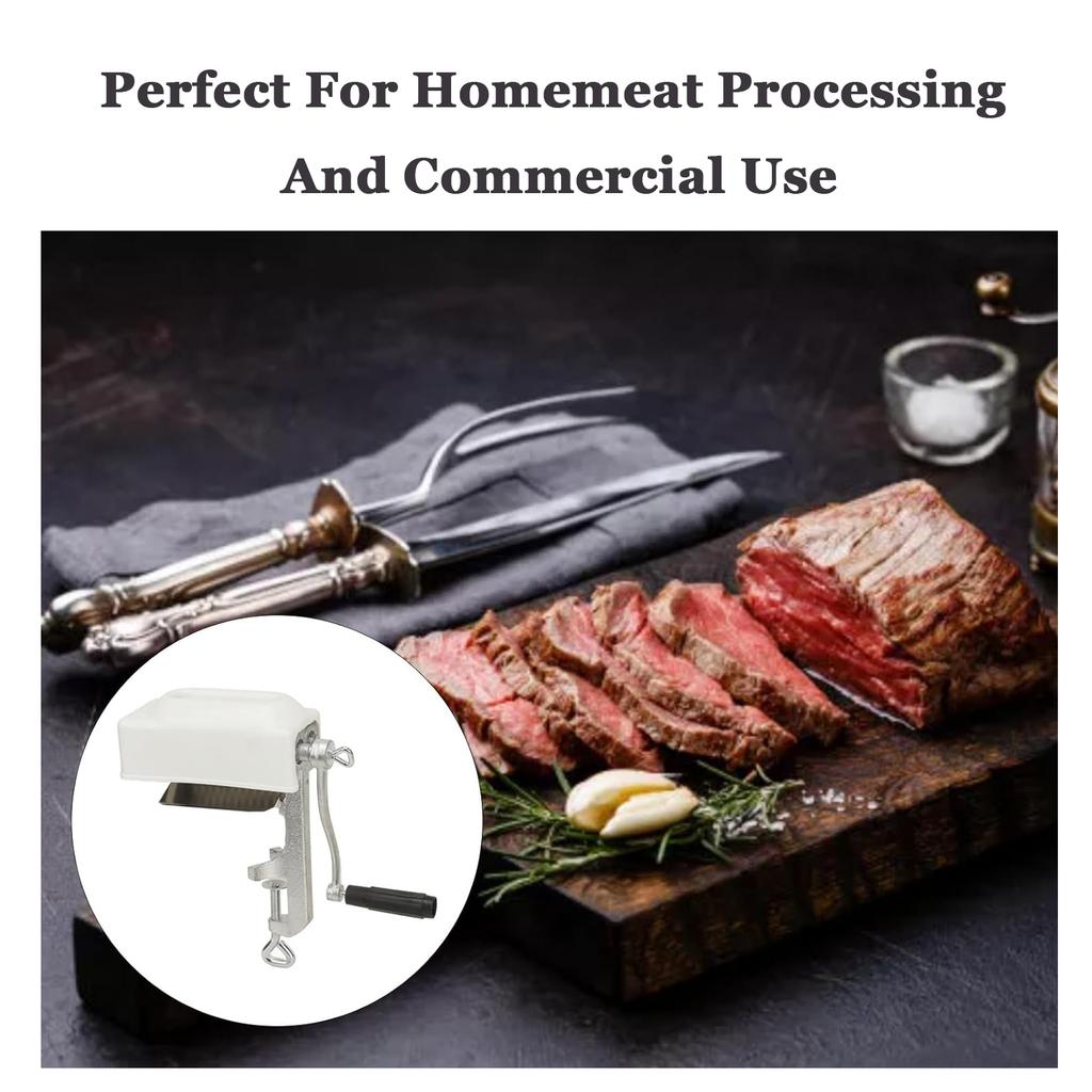 Home Heavy Duty Fleischklopfer Würfler, Manuelles Steak flachklopfer Werkzeug, Fleischklopfer Maschine, Aufklemmbarer Schweinefleisch Roll-Mahlwerk Aufsatz für den Heimgebrauch