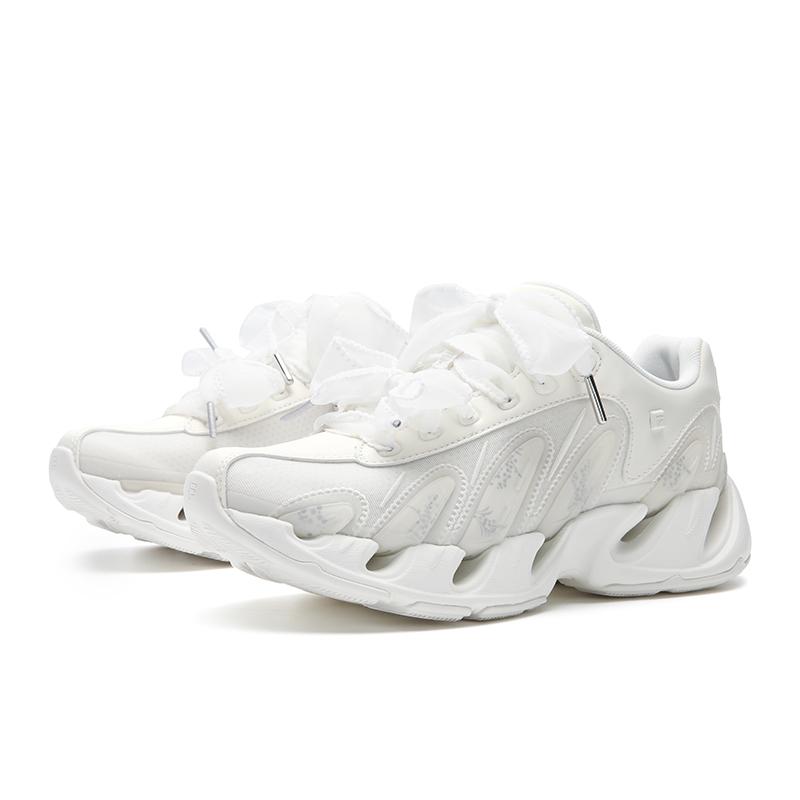 Fila Vetta Series WD Fashionable Minimalist Classic Versatile Comfortable Casual Thick Sole Hollow Design Dad Shoes Women Sneaker F12W622144FCM