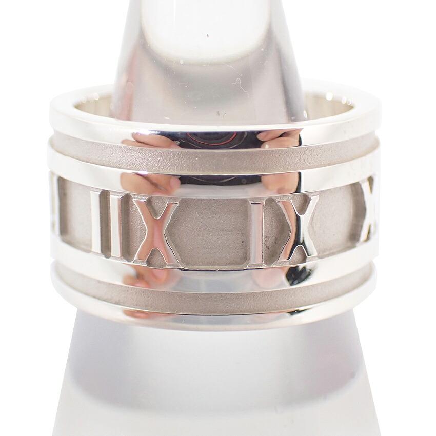 

[Pre-owned] TIFFANY 925 Atlas Wide Ring, Size 13, J30-20