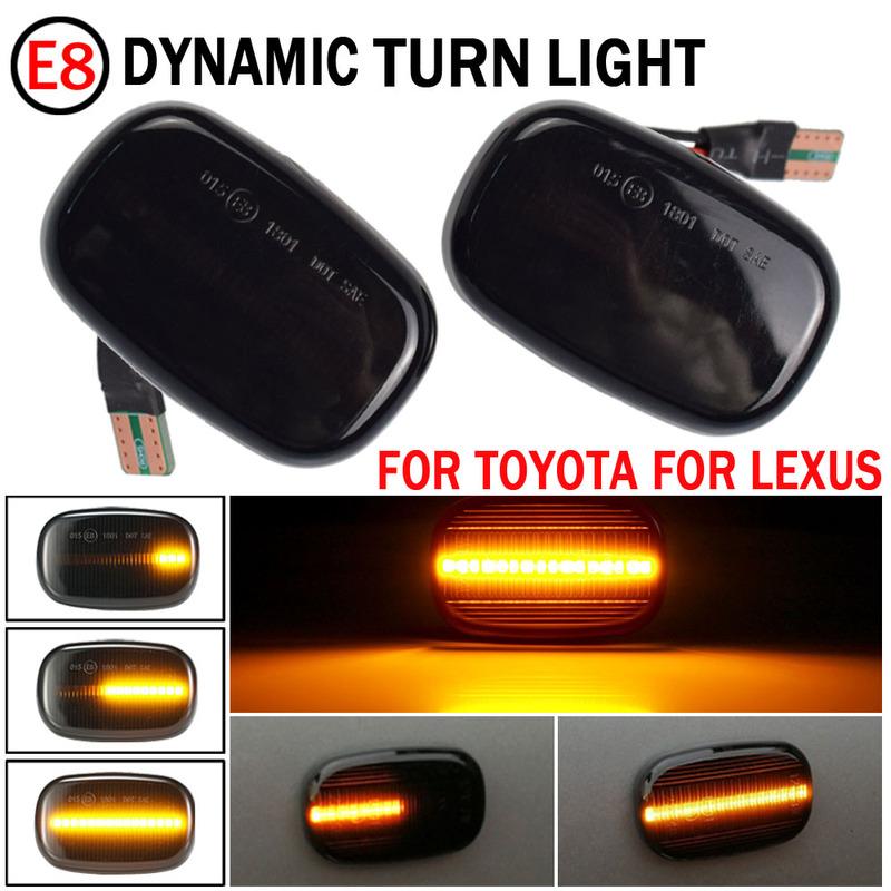 Pentru Toyota Avensis Verso Carina Celina Corolla Camry Caldina Harrier Hilux IPSUM Indicatoare Luminoase Dinamice LED pentru Semnalizare Laterală