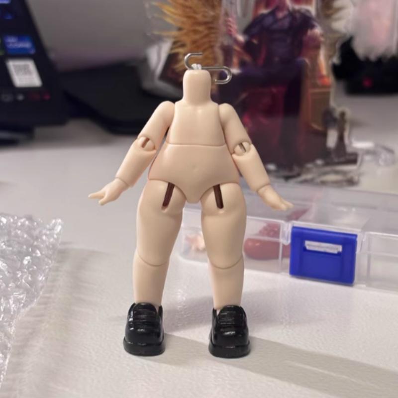 Ob11 8.5Cm Lantern Style Doll Body 1/12 Bjd Blank Body Super White Cream White Normal White Almond Light Tan For Gsc Bjd Dolls
