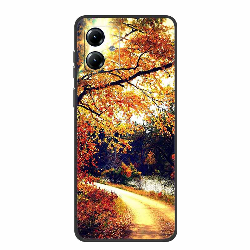For Motorola Moto G84 5G Case Silicone Soft Wolf Lions Cat Black Bumper Funda Coque for Motorola Moto G54 5G TPU Protective Bag