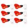 10PCS Chicken Waterer Cup Red Automatic Water Feeder Easy Install Hygienic Versatile Chicken Drinker for Duck Goose
