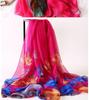 Extra Large Korean Style Chiffon Scarf - Versatile Beach Towel and Sun Protection Shawl for Women
