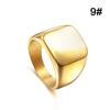 Mens Jewelry Ring Simple Stainless Steel Rings Solid Polished Classic Fashion Wedding Ring