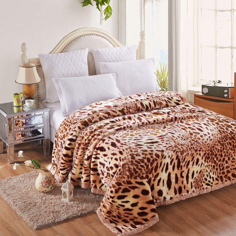 Winter Raschel Double-Layer Coral Fleece Blanket - Super Soft Wedding Gift