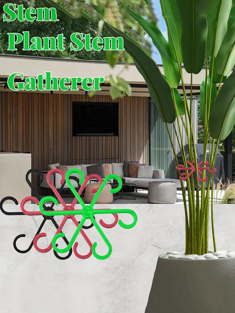 4PCS Reusable Plant Stem Folding Frame Garden Tools No Stake Trellis Plant Stem Support Support Branches Stem Organizer