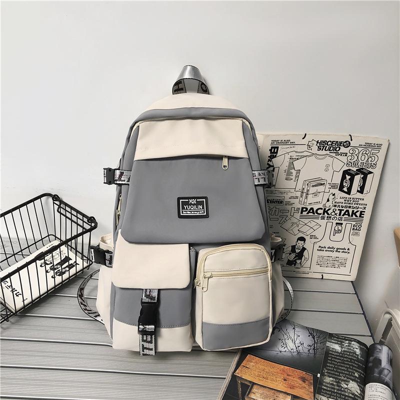 Korean Large Capacity Backpack for Students: Trendy Schoolbag for Boys, Girls, and Women