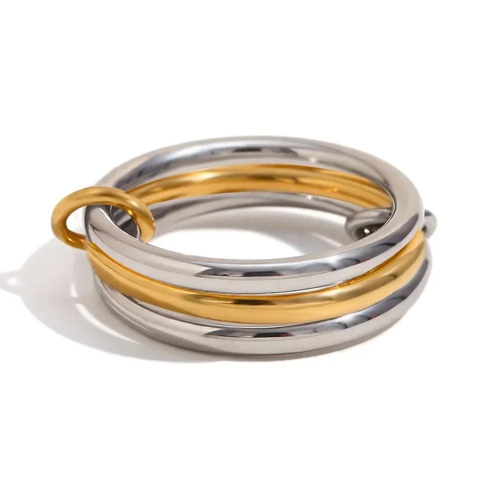 Elegant Minimalist Stainless Steel Stackable Rings for Women Perfect for Daily Commute Everyday Rings