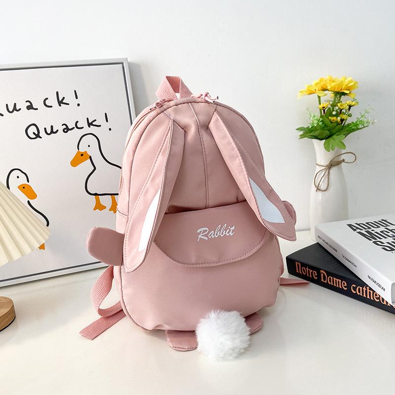 Cute Bunny Backpacks for Children School Bags for Girls Kids Backpack Kindergarten Baby Bag with Ears MIT