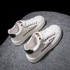 Damen Weiße Plateau Schuhe Leichte Klobige Sneaker Mode Outdoor Trainer Weiblich Lässig Schnürschuhe Vulkanisierte Schuhe