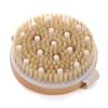 Body Brush Round Dry Brushing Shower Skin Brush Wooden Brush for Deep Cleansing & Soften Skin