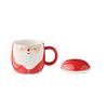 MidOcean Santa Ceramic 370ml Mug With Lid