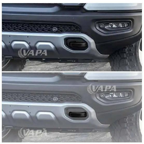 Exterior Car Front Bumper Tow Hook Protective Cover Tow Hook TPE Cover Fit for Dodge RAM TRX 2018 Up Car Accessories