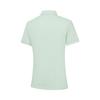 Li-Ning Solid Color Pullover Comfortable Versatile Breathable Short Sleeve Polo Shirt Women tops Ice-Green APLU198-4