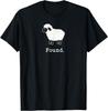 Encontré Camiseta Cristiana Minimalista de Oveja Salmo 23 Cordero Cristiano