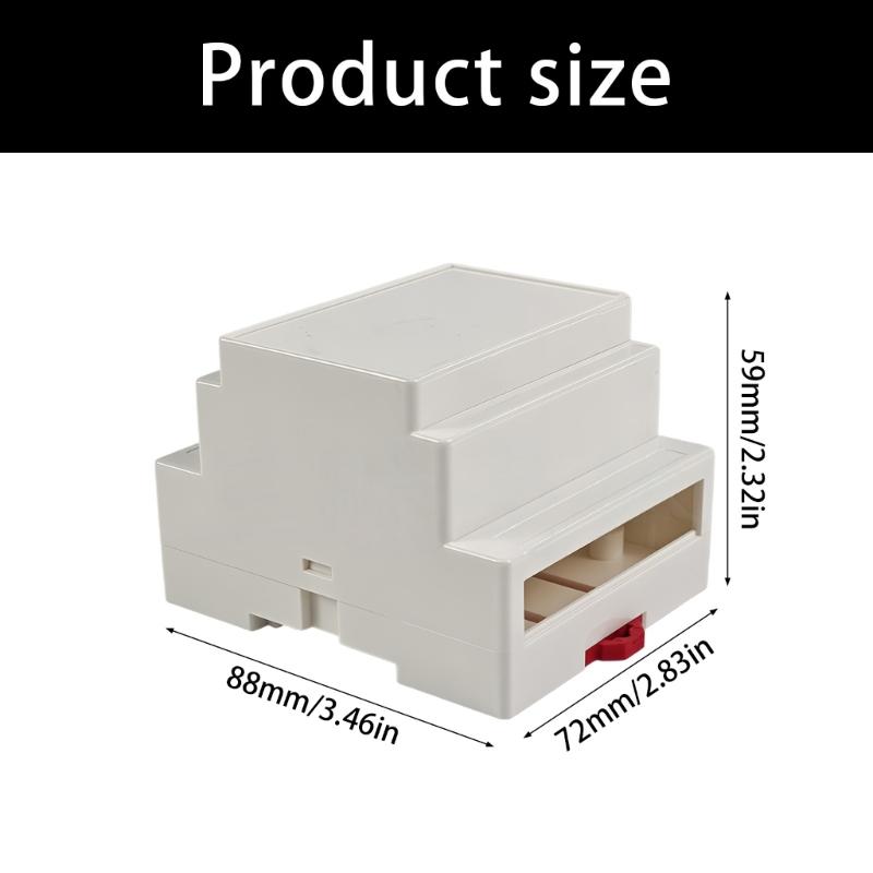 Durability Plastic PLC Controller Box Shell For Electronic Circuits Power Supplies Amplifiers With Easy Installation