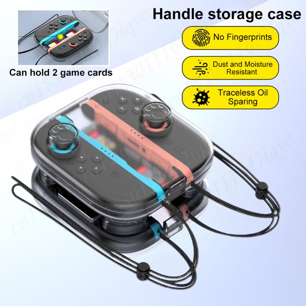 Transparent Storage Shell for Nintendo Switch 2 Clear Protector Shell Protective Case for Switch 2 Console Handle Storage Box